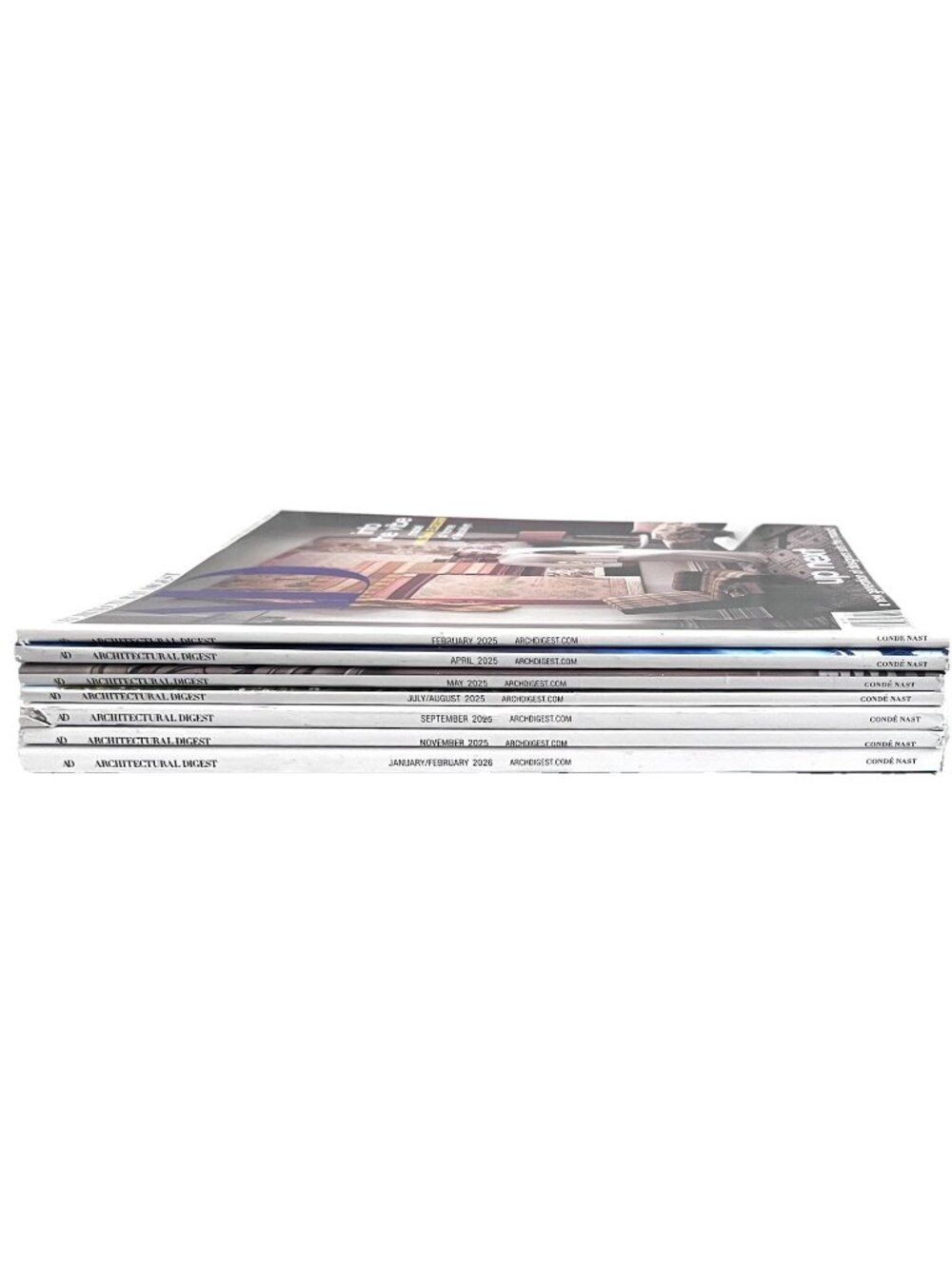 Architectural Digest Magazine 2025 26 Lot 8 AD 100 Lenny Kravitz Paloma Elsesser